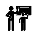 Teacher, student, board icon. Simple education icons for ui and ux, website or mobile application