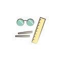 teacher tools icon. Element of professions tools icon for mobile concept and web apps. Sketch teacher tools icon can be used for w