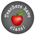 Teachers have class! Royalty Free Stock Photo
