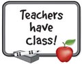 Teachers have Class! Whiteboard, Apple