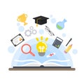 Teaching concept illustration. Royalty Free Stock Photo