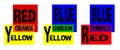 Teaching Learning Color Combinations Illustration