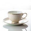 Teacup isolated on white background Royalty Free Stock Photo