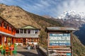 Teahouse at Annapurna Basecamp Trek Royalty Free Stock Photo