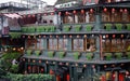 Teahouses at Jiufen village in Taipei, Taiwan Royalty Free Stock Photo