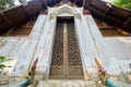 Teak Carve Door Royalty Free Stock Photo