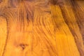 Teak wood parquet flooring in HDB BTO apartment. Royalty Free Stock Photo