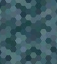 Teal abstract hexagonal honey comb background