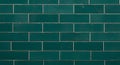 Teal Brick Wall Texture Background Image High Resolution Deep Green Tiles Pattern Royalty Free Stock Photo