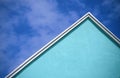 Teal church, Bermuda. Royalty Free Stock Photo