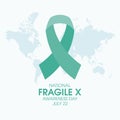National Fragile X Awareness Day vector