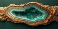 Teal and Copper Agate Geode Cross Section, Luxury Jewel Texture, Opulent Abstract Background