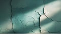 Teal Cracked Plaster Abstract Background Royalty Free Stock Photo