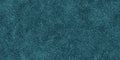 Teal dark cyan cut pile saxony seamless background. Acrylic fiber floor rug fabric textile. Cut pile saxony carpet texture