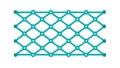 Teal Diamond Mesh Pattern, Modern Geometric Grid Background vector design Generative AI Royalty Free Stock Photo