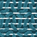 Teal Feather Pattern Design Background Royalty Free Stock Photo