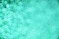 Teal glitter light abstract blur background