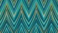 Teal and Gold Chevron Zigzag Pattern Background image photo Royalty Free Stock Photo