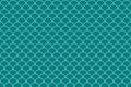 Teal green roof tiles pattern background Royalty Free Stock Photo