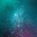 Teal green galaxy background design