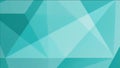 Teal Low-Poly Polygon Facets Forming a Clean Modern Abstract Background Royalty Free Stock Photo