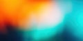 Teal orange soft bokeh mix. Royalty Free Stock Photo