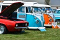 Volkswagon Bug Busses at Car Show Royalty Free Stock Photo