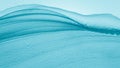 Teal Pastel Flow Water. Blue Ocean Modern