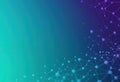 Teal Purple Gradient Abstract Network Design - Modern Technology Background Copy Space Presentations Royalty Free Stock Photo