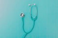 Teal Stethoscope Royalty Free Stock Photo