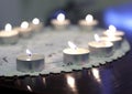 Tealights Royalty Free Stock Photo