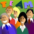 Team Royalty Free Stock Photo