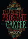 Team Approach Urged In Prostate Cancer Treatment Text Background Word Cloud Concept