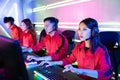 Pro cyber sport gamers team Royalty Free Stock Photo