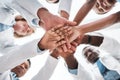 Team-based care is essential for meeting value-based care goals. Closeup shot of a group of medical practitioners