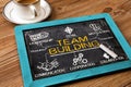 Team building concept Royalty Free Stock Photo