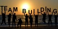 Team building concept Royalty Free Stock Photo