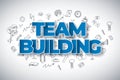 Team Building - Creative Business Concept. Web Design Template. Royalty Free Stock Photo