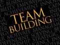 Team Building word cloud Royalty Free Stock Photo