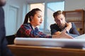 Team of business people having a meeting in the office Royalty Free Stock Photo