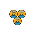 Team Cohesion icon. Simple element from project management icons collection. Creative Team Cohesion icon ui, ux, apps, software