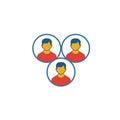 Team Cohesion icon. Simple element from project management icons collection. Creative Team Cohesion icon ui, ux, apps, software