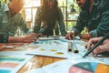 Team Collaborates on Data Analysis Charts, Graphs, and Reports for Strategic Business Planning and Development, Achieving