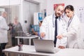 Team of doctor working together Royalty Free Stock Photo