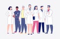 The concept of the medical team. Royalty Free Stock Photo