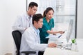 Team of doctors working together Royalty Free Stock Photo