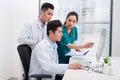 Team of doctors working together Royalty Free Stock Photo