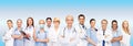 Team or group of doctors and nurses Royalty Free Stock Photo