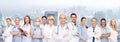 Team or group of doctors and nurses Royalty Free Stock Photo