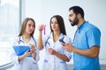 Team or group of doctors working Royalty Free Stock Photo